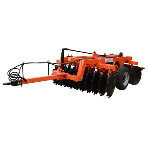 Towed disc harrow - LDHHE Series - DASMESH MECHANICAL WORKS, AMARGARH - 2-section / with hydraulic adjustment / depth control
