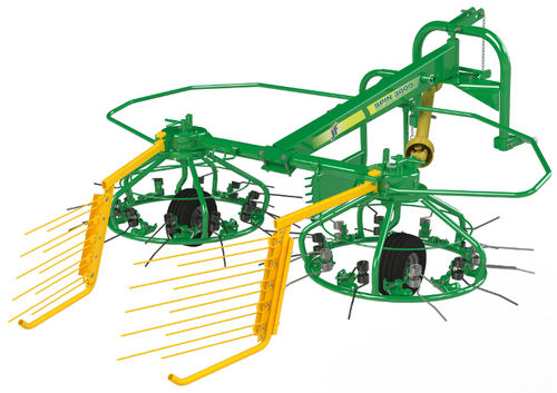 Mounted rake tedder - JF Spin 3000 - JF Máquinas