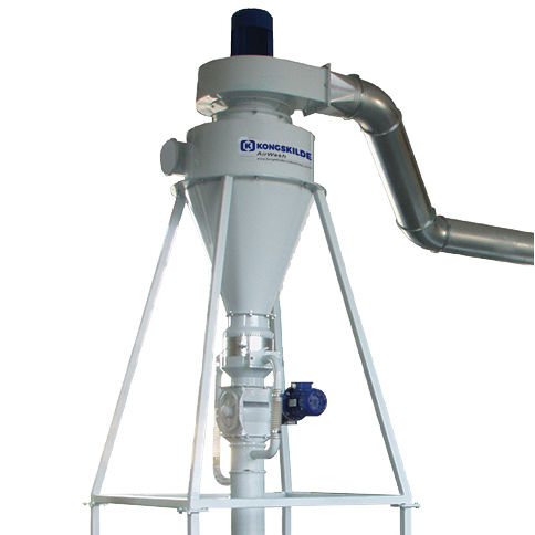 Seed crop cleaning machine - KONGSKILDE Industries A/S - with aspirator