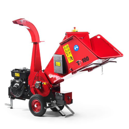 Towed wood chipper - 100 MOBILE - Linddana A/S - self-propelled / wheeled / gasoline engine