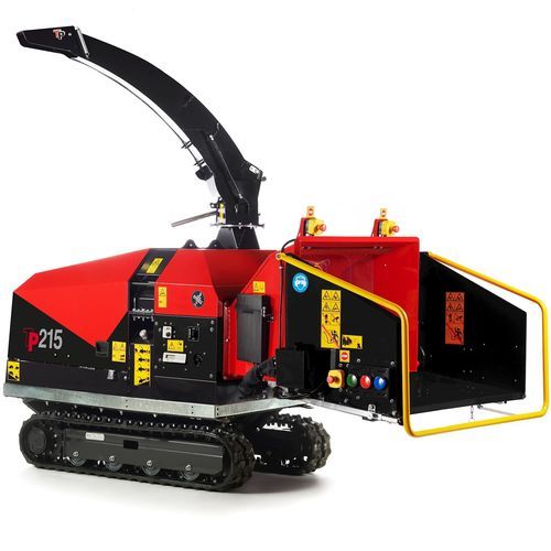 Tracked wood chipper 215 Linddana A/S towed / with combustion engine