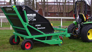Mounted sweeper - PC900,PC1800 - Nicholson Machinery Ltd. - for paddocks
