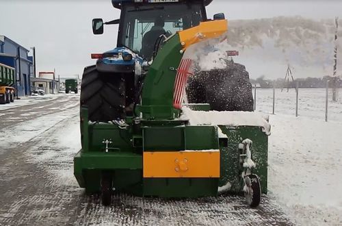 Mounted snow blower - Western Fabrications