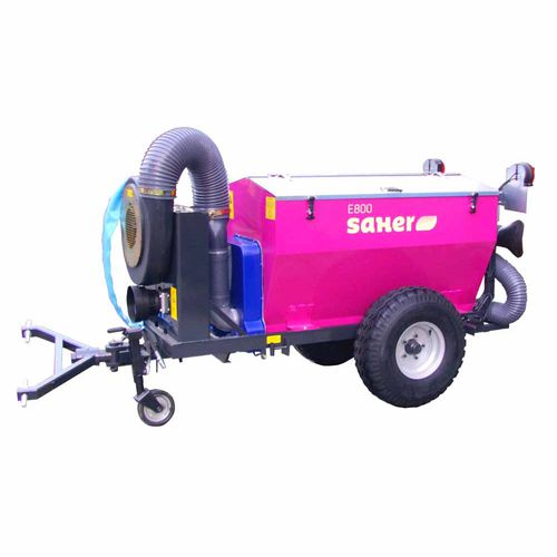 Towed fertilizer spreader - E-800 - Saher Maquinaria Agricola - dry / granular / centrifugal