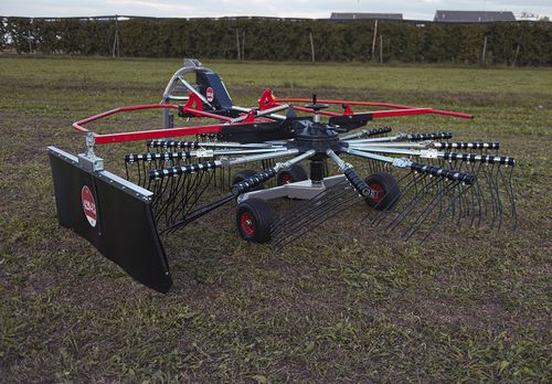 Rotary rake - Gaura 420 - RIBERI - side delivery / harvesting