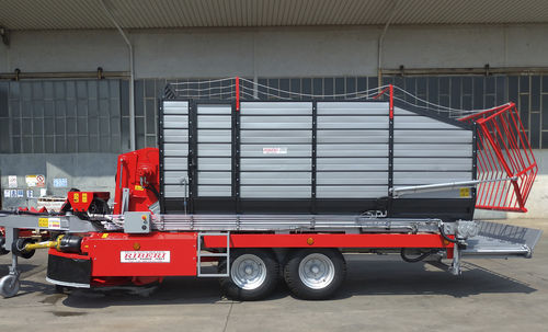 Loader wagon - RS 65 SB - RIBERI - 2-axle / forage / self-unloading