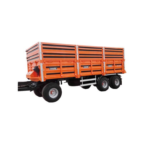 Dump trailer - Caselli Trailer - tipping / 3-axle / agricultural