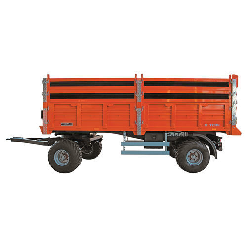 Tipping trailer - CT / C / 8T - Caselli Trailer - 2-axle / agricultural / 8 ton