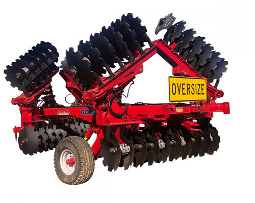 Offset disc harrow - GCRO 7010 - serafinmachinery - towed / 2-section / folding