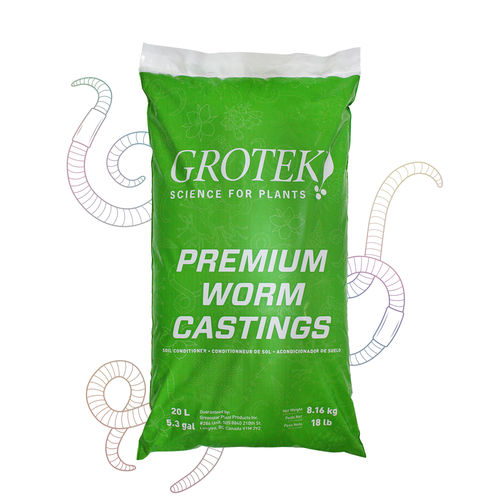 Organic amendment - WORM CASTINGS™ - grotek - soil structure / stimulate water-retaining ability / for vegetables