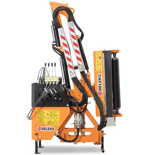Hydraulic hedge trimmer - AIRONE-60 - DELEKS SRL - tractor-mounted