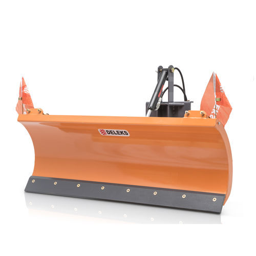 Straight snow plough - LNS-150-A - DELEKS SRL - with hydraulic adjustment / on 3-point tractor front linkage