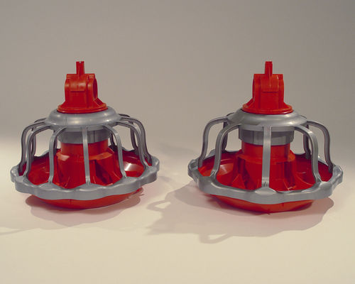 Poultry pan feeder - Revolution® - choretime - plastic / multi-access