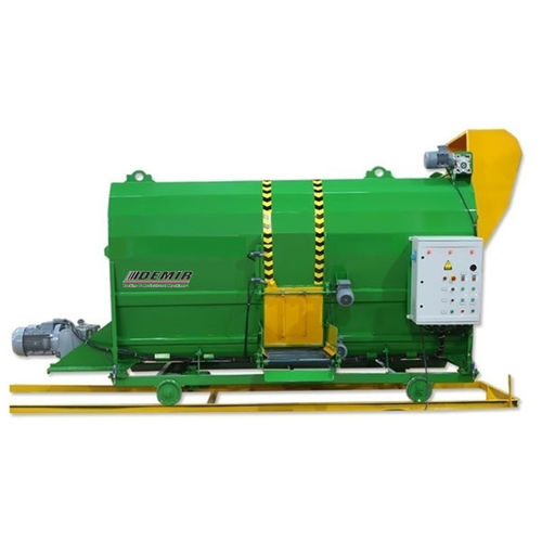 Horizontal feed mixer - DEMIR PACKING AND AGRICULTURAL MACHINERY - towed / side discharge / 2-auger