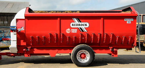 Towed feed mixer - FD series - redrockmachinery - paddle