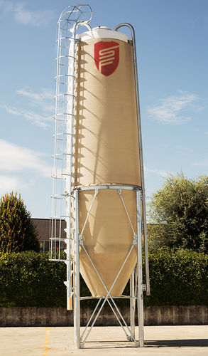 Grain silo - MILLENNIUM  - Siosfrance - fiberglass / round / cone-bottom