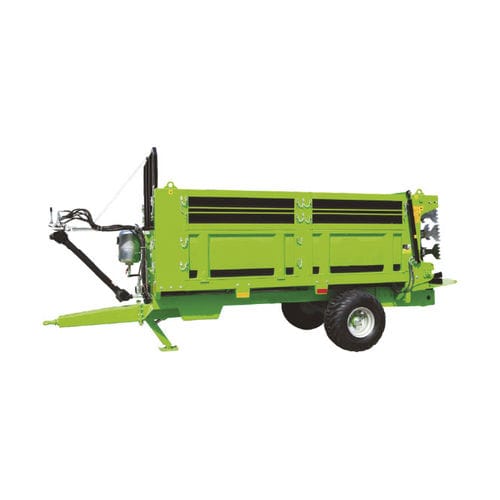 Towed manure spreader - GY-KG series - Intermilk - verticals beaters / single-axle