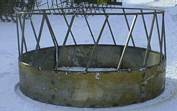 Cattle hay rack - Realtuff - for horses / metal / multi-access