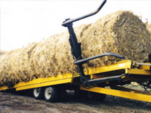 Flatbed trailer - 7800  - apache - tandem axle / agricultural / for bales