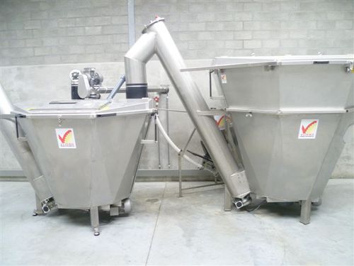 Vertical mixer - vliebo - stationary / with weighing system