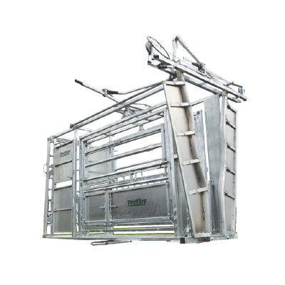 Cattle squeeze chute - prattley - with weighing system