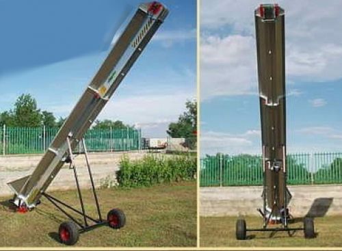 Firewood conveyor - Evolution - TECNOMECCANICA SRL - for big bags / belt / mobile