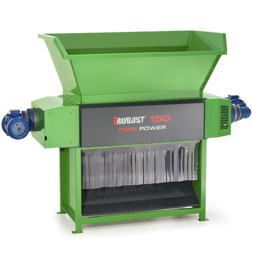 Stationary bio shredder - P 150 TWIN POWER - Robust d.o.o. - electric