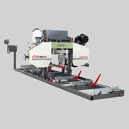 Band sawmill - CTR 800 S - pilous - horizontal / stationary / with belt conveyor