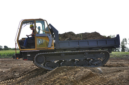 1-person utility vehicle - RCT150 - Rayco - with cab / with dump bed