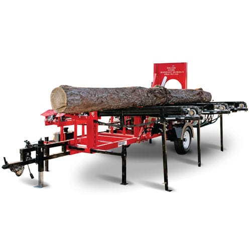 Firewood processor with chainsaw - BRUTE EXT - hud-son - with belt ...