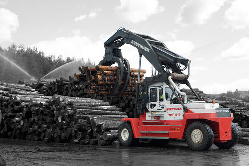 Forestry log grapple - TMF 12/9 - SVETRUCK - for cranes