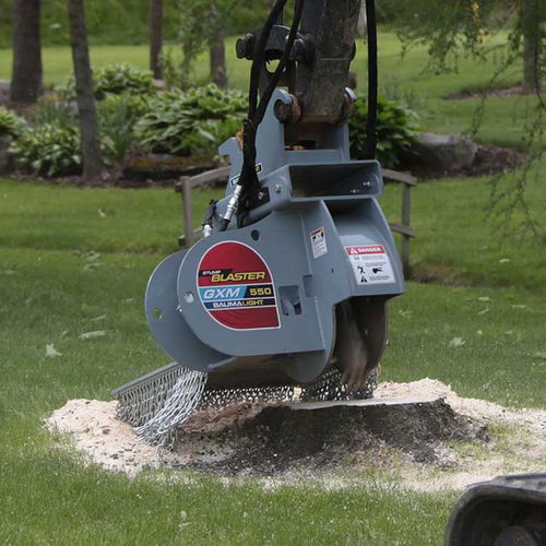 Excavator stump grinder GXM550 baumalight hydraulic drive