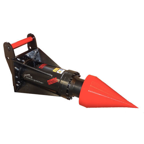 Hydraulic wood splitter - SBX - Black Splitter GmbH - vertical / cone / mounted