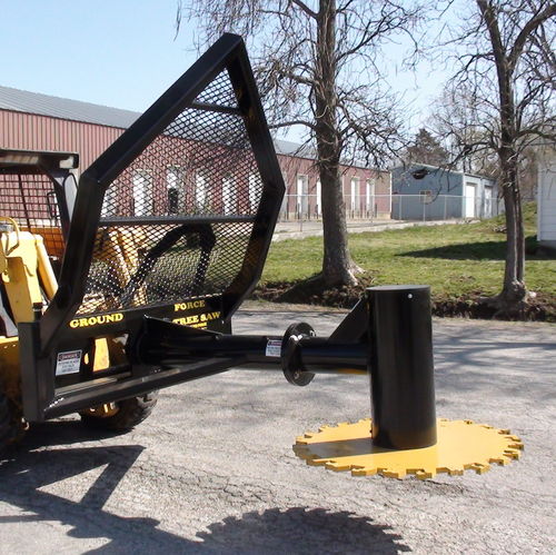 Skid steer loader rotating tree saw - HP970MR42 - harlemanglobal - hydraulic