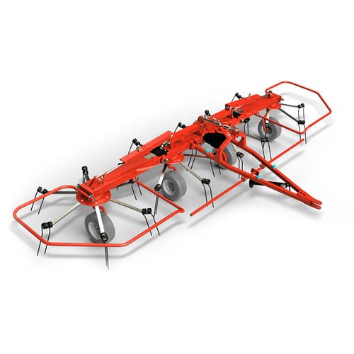 Towed tedder - RT series - Farm King - folding