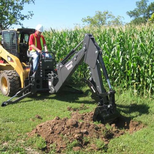 Loader backhoe - 509B - paladin attachments - hydraulic