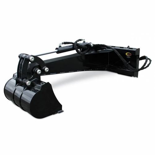 Skid steer loader backhoe - DB240 - quickattach - hydraulic