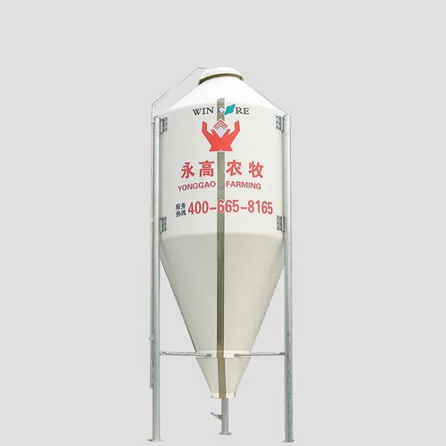 Animal feed silo - YG.2978F-series - yonggaofarming - fiberglass / cone-bottom