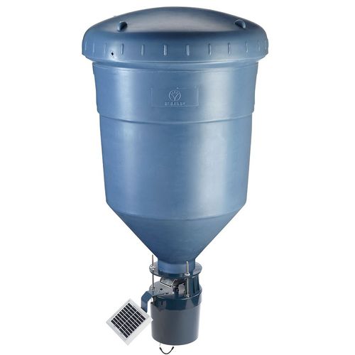 Hopper feeding system - 1571 - fiap - for aquaculture / automatic / solar