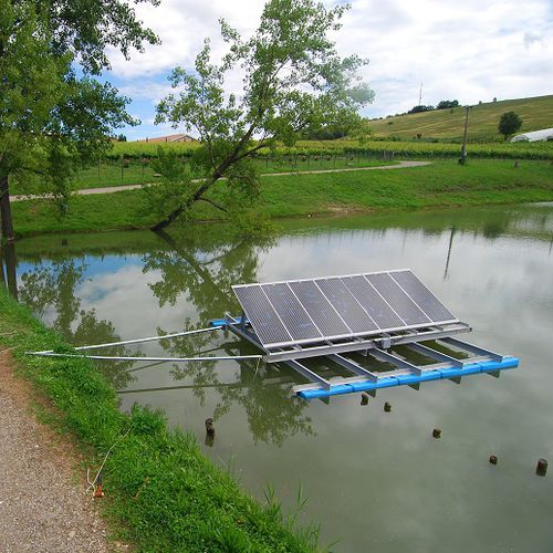 Aquaculture aerator - SolAER - acquaeco - floating / for fresh water