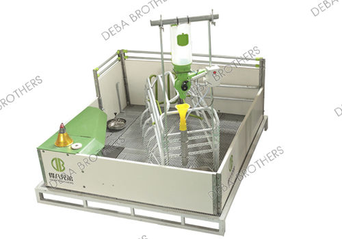 Anti-crush protection gestation stall - Open Crate 1010 - Qingdao Deba Brother Machinery Co.,Ltd - slatted floor / with drinker / adjustable