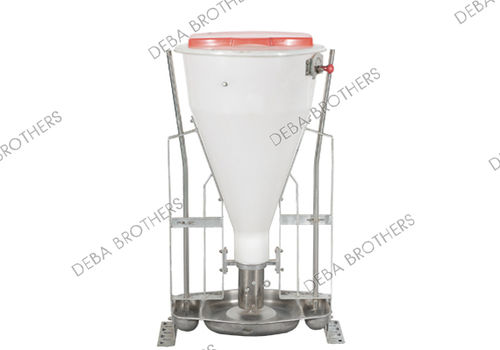 Pig feeder - WeaningB-01;WeaningB-02;FinishingY-01 - Qingdao Deba Brother Machinery Co.,Ltd - plastic / stainless steel / single access