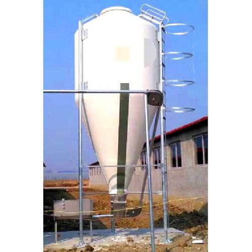 Animal feed silo - LT Series - Qingdao Chima Asia Machinery Co., Ltd - fiberglass / round / cone-bottom