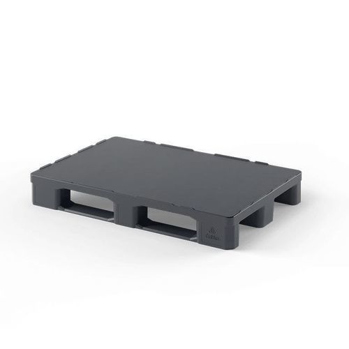 Plastic pallet - E7.3 (CD-3CR) - Cabka Group GmbH - transport / storage / 4-way entry