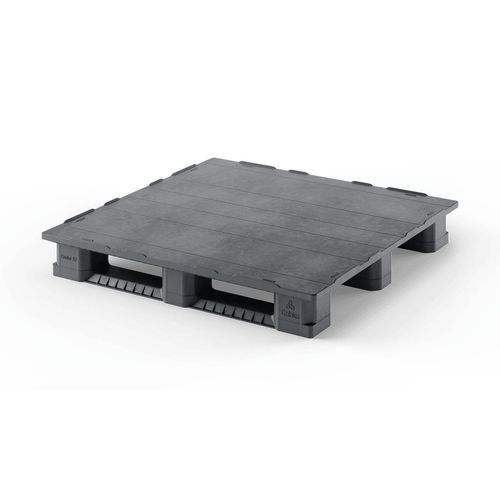 Plastic pallet - Endur S7 (CD-3R) - Cabka Group GmbH - transport / storage / handling