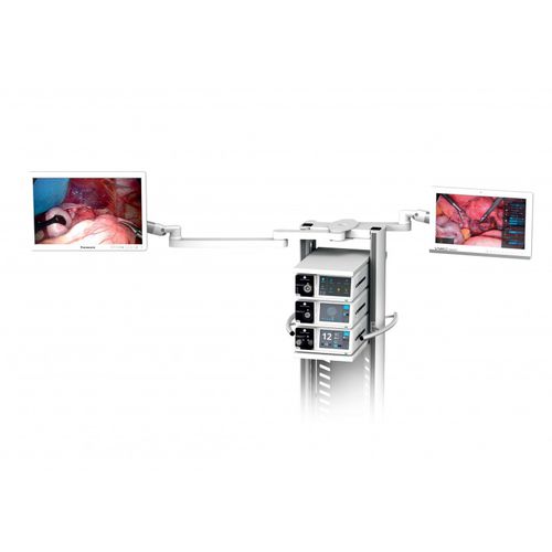 Flexible veterinary endoscope - COLONNE SYLBIOW - optomed - for equine / for small animals / with touch screen