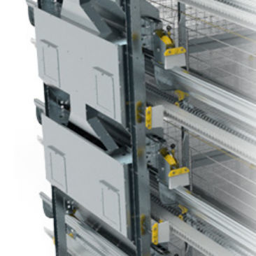 Rail-mounted automatic feed distribution unit - Feeding  - VALLI S.r.l - poultry / hopper / trough