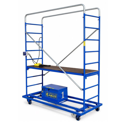Greenhouse harvest trolley - MAEL03 - Carretillas Amate S.L. - self-propelled / adjustable-height / electric