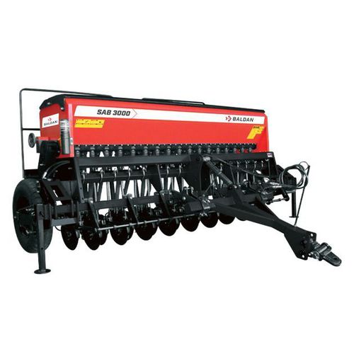 Mechanical seed drill - SAB , SHB - BALDAN - 15-row / tractor-mounted / towed