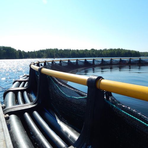 Floating fish cage FLOATING FISH CAGE / PLASTIC / ROUND luxsol